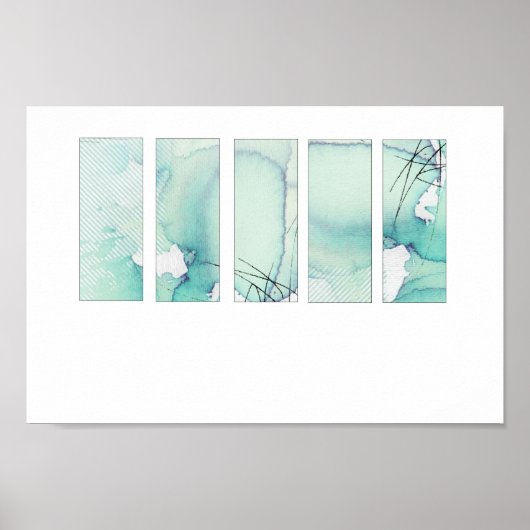 abstrakte Kunst Poster (Vorne)