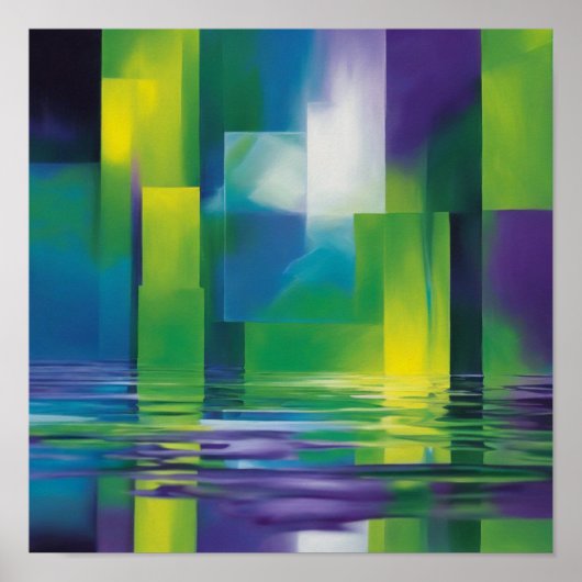 Abstrakte Kunst Poster (Vorne)