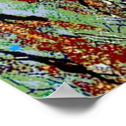 abstrakte Kunst Poster (Ecke)