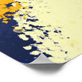 Abstrakte KUNST Poster (Ecke)