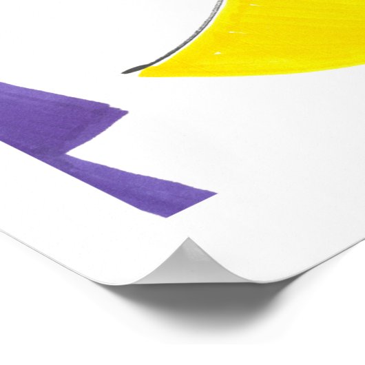 Abstrakte Kunst Poster (Ecke)