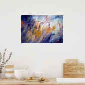 Abstrakte Kunst Poster (Küche)