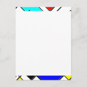 Abstrakte Kunst Postkarte (Vorderseite)