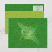 Abstrakte Kunst Postkarte (Vorne/Hinten)