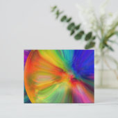 Abstrakte Kunst Postkarte (Stehend Vorderseite)