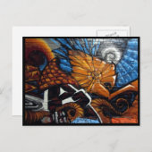 abstrakte Kunst Postkarte (Vorne/Hinten)