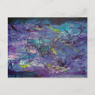 Abstrakte Kunst Postkarte