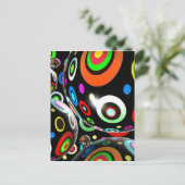 Abstrakte Kunst Postkarte (Stehend Vorderseite)