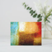 Abstrakte Kunst Postkarte (Stehend Vorderseite)