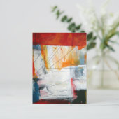 Abstrakte Kunst Postkarte (Stehend Vorderseite)