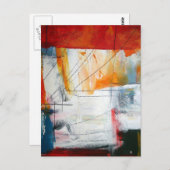 Abstrakte Kunst Postkarte (Vorne/Hinten)