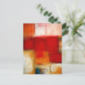 Abstrakte Kunst Postkarte (Stehend Vorderseite)