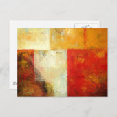Abstrakte Kunst Postkarte (Vorne/Hinten)