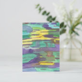 Abstrakte Kunst Postkarte (Stehend Vorderseite)