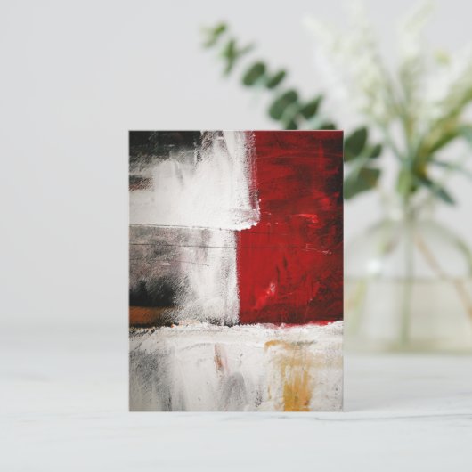 Abstrakte Kunst Postkarte (Stehend Vorderseite)