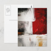Abstrakte Kunst Postkarte (Vorne/Hinten)