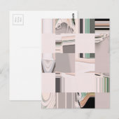 Abstrakte Kunst Postkarte (Vorne/Hinten)