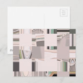 Abstrakte Kunst Postkarte (Vorne/Hinten)