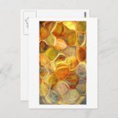 Abstrakte Kunst Postkarte (Vorne/Hinten)