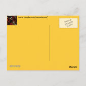 Abstrakte Kunst Postkarte (Rückseite)