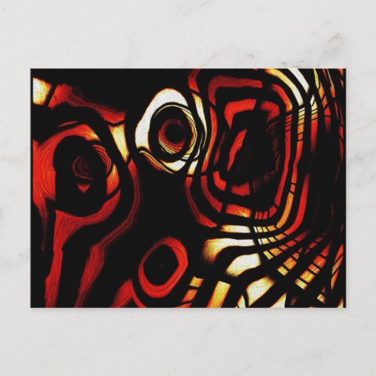 Abstrakte Kunst Postkarte (Vorderseite)