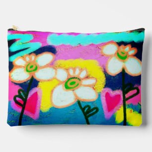 Abstrakte Kunst Pretty Posies Zubehörtasche