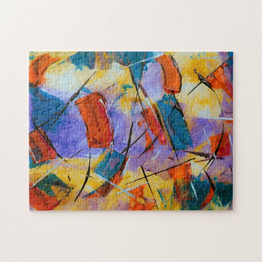 Abstrakte Kunst Puzzle (Horizontal)