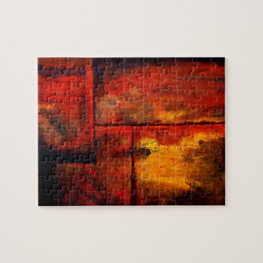 Abstrakte Kunst Puzzle (Horizontal)