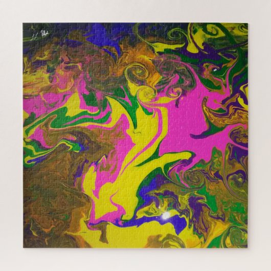 Abstrakte Kunst Puzzle (Vertikal)