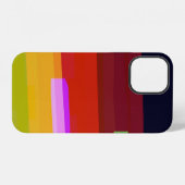 Abstrakte Kunst Rainbow iPhone Hülle (Rückseite (Horizontal))