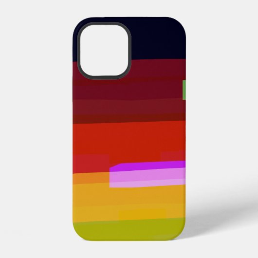 Abstrakte Kunst Rainbow iPhone Hülle (Rückseite)