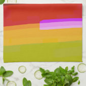 Abstrakte Kunst Rainbow Küchentuch (Gefaltet)