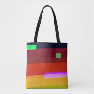 Abstrakte Kunst Rainbow Tasche