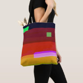 Abstrakte Kunst Rainbow Tasche (Von Nahem)
