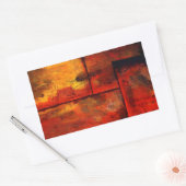 Abstrakte Kunst Rechteckiger Aufkleber (Umschlag)