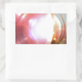 Abstrakte Kunst Rechteckiger Aufkleber (Tasche)