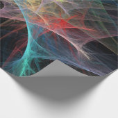 Abstrakte Kunst Regenbogen Eis Geschenkpapier (Ecke)