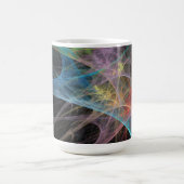Abstrakte Kunst Regenbogen Eis Kaffeetasse (Mittel)