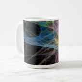 Abstrakte Kunst Regenbogen Eis Kaffeetasse (Vorderseite Links)