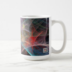 Abstrakte Kunst Regenbogen Eis Kaffeetasse