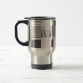 Abstrakte Kunst Reisebecher (Links)