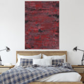 Abstrakte Kunst: Restwärme Leinwanddruck (Insitu (Schlafzimmer))