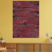 Abstrakte Kunst: Restwärme Leinwanddruck (Insitu (Wohnzimmer))