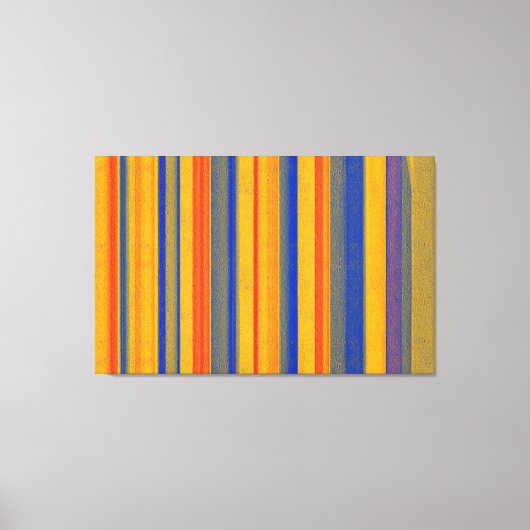 Abstrakte Kunst | Retrostreifen 2 Leinwanddruck (Vorderseite)