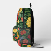 Abstrakte Kunst Ringelblume Boho Blumen Rucksack (Rechts)