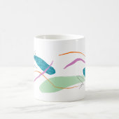 Abstrakte Kunst Rise und Shine Kaffeetasse (Mittel)