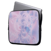 Abstrakte Kunst rosa Laptopschutzhülle (Vorderseite Links)