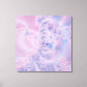 Abstrakte Kunst rosa Leinwanddruck