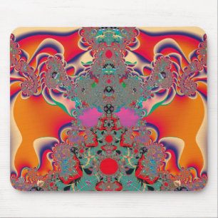 Abstrakte Kunst Rote Meditation Mousepad