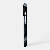 Abstrakte Kunst rund um die Welt iPhone 16 Hülle (Linke Seite)